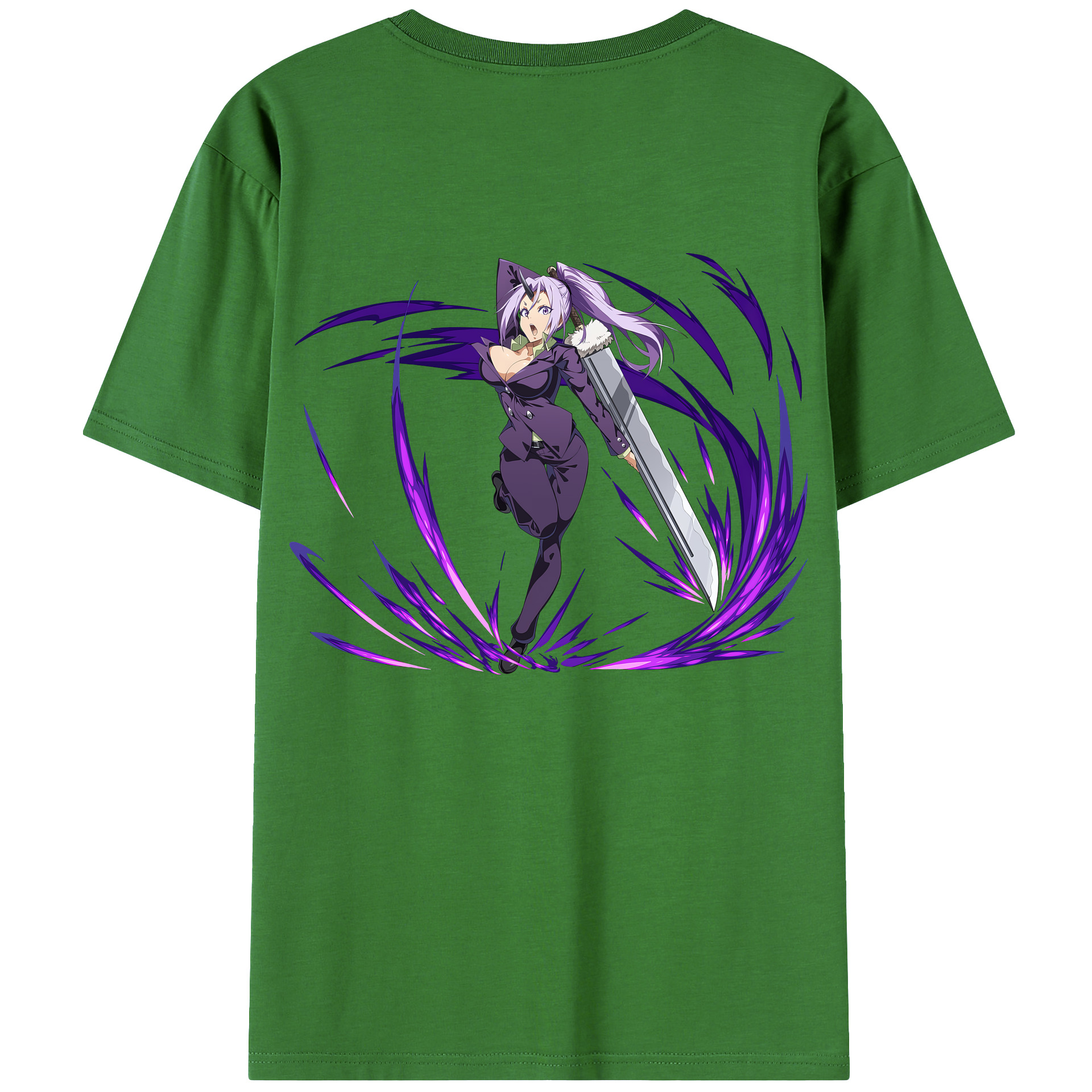 （画像用） 転スラ Regarding Reincarnated to Slime レディース半袖Tシャツ(バックプリント)
